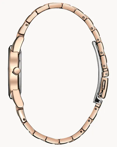 Citizen Mickey Mouse Ladies Eco-Drive Rose Gold Black Dial Watch Citizen Mickey Mouse Ladies Eco-Drive Rose Gold Black Dial Watch